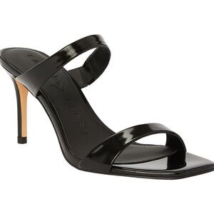 Katy Perry the Analia Two Band Sandal Black NIB Size 7.5 37.5